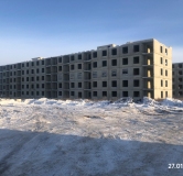 Ход строительства дома 1, 1 этап в ЖК Новин в Нижнем Ломове -