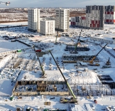 Ход строительства дома 10, корпус 1 в ЖК Остров-сад -