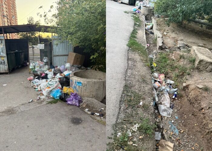 Случайный мусор: свалку возле домов на СЖМ не убирают несколько недель - фото 1