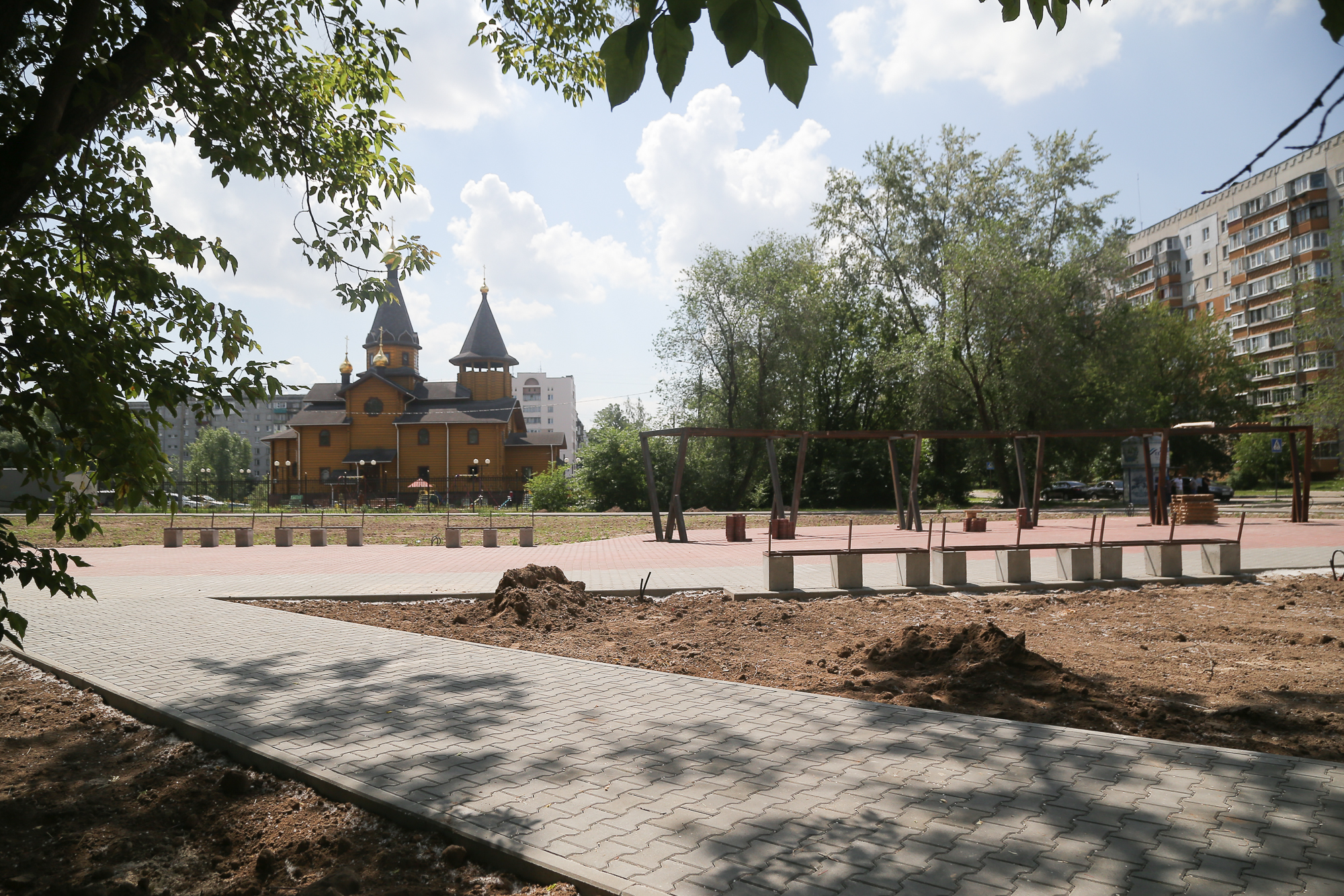 Благоустройство сквера «Техноткань» завершат в июле в Нижнем Новгороде - фото 1