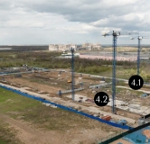 Ход строительства дома № 62/1, поз. 1 в ЖК Панорама на Театральном -