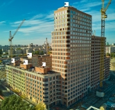 Ход строительства дома 1 в ЖК Голос Кашириных -