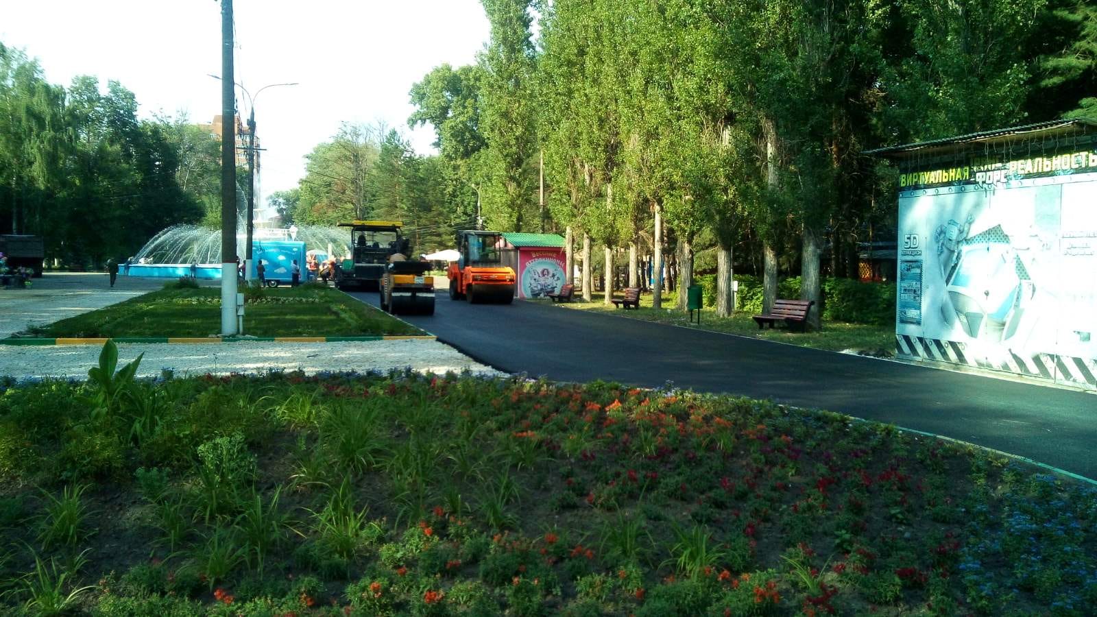 «Цветочную аллею» заасфальтируют в Автозаводском парке Нижнего Новгорода