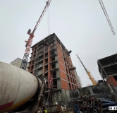 Ход строительства дома № 1 в ЖК Симфония Нижнего -