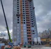 Ход строительства дома 55 в ЖК Мирлеон -