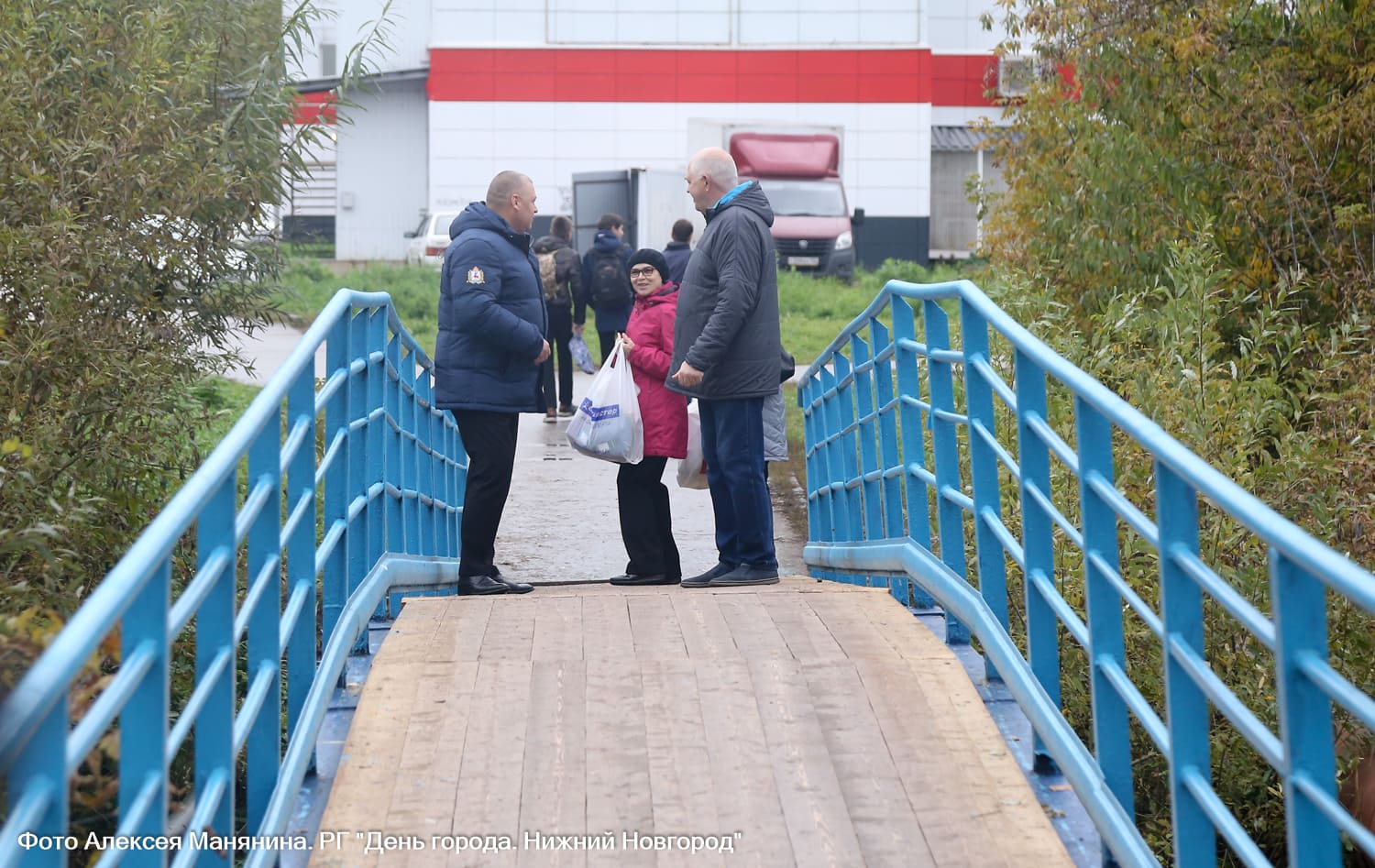 Отремонтированы два пешеходных моста через реку Левинка в Нижнем Новгороде  в октябре 2019