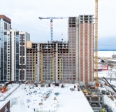 Ход строительства дома 1.4 в ЖК Нагорный -