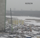 Ход строительства дома 77.1 в ЖК Академ Риверсайд (ACADEM Riverside) -