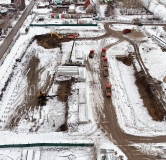 Ход строительства дома 14, корпус 1 в ЖК Остров-сад -