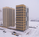 Ход строительства дома 1, 1 этап в ЖК Дыши -