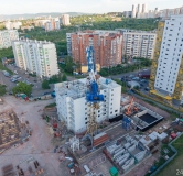 Ход строительства дома 12.1 в ЖК Курчатова -
