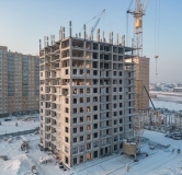 Ход строительства дома 3.2.2 в ЖК Остров на Норильской -