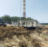 Ход строительства дома 2 в ЖК Лугометрия -