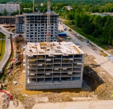 Ход строительства дома 35, корпус 2 в ЖК Новое Колпино -