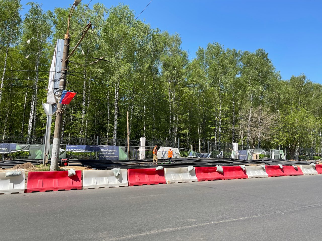 Благоустройство парка «Швейцария в Нижнем Новгороде завершено на 52% - фото 1