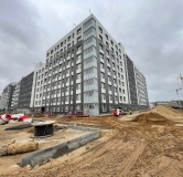 Ход строительства дома 3 в ЖК Лето -