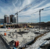 Ход строительства дома 23, ГП-72.106 в ЖК Мириады -