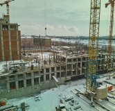 Ход строительства дома 1.1 в ЖК Меридиан -