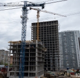 Ход строительства дома 1 в ЖК Урбан Тау -