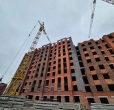 Ход строительства дома 2 в ЖК Бирюзова Парк -