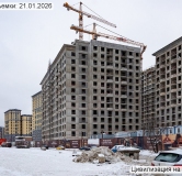 Ход строительства дома 9, корпус 1 в ЖК Цивилизация на Неве -