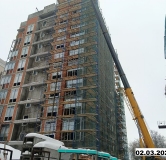 Ход строительства дома № 1 в ЖК Симфония Нижнего -