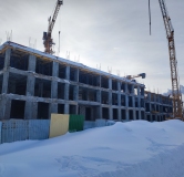 Ход строительства дома 15 в ЖК Богатыри -