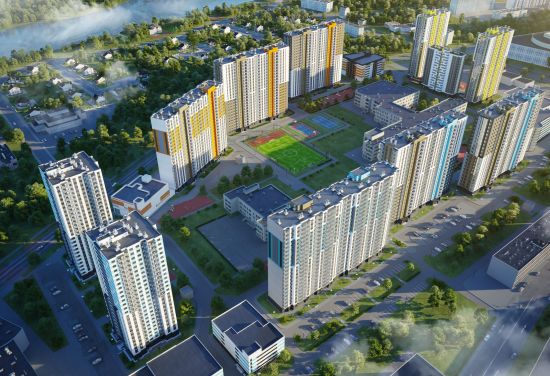 Дом 8, корпус 195.1 в ЖК Цветной Город