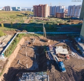 Ход строительства дома 4 в ЖК Аллея Парк -