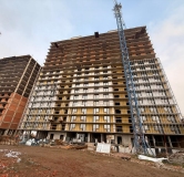 Ход строительства дома 1 в ЖК Аллея Парк -