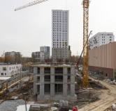 Ход строительства дома 1 в ЖК Страна.Энтузиастов -