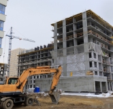 Ход строительства дома № 3 в ЖК Городские сады -