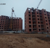 Ход строительства дома поз. Л5.2 в ЖК Ёлки Парк (Elky Park) -