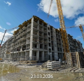 Ход строительства дома 1827 (ГП-75) в ЖК Беринг -