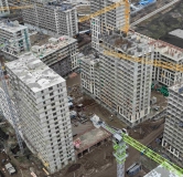 Ход строительства дома Литер 27 в ЖК Народные Кварталы -
