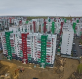 Ход строительства дома 5 в ЖК Вишневая Горка -