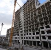 Ход строительства дома Литер 1 в ЖК Порто Ново -