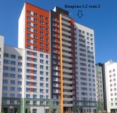 Ход строительства дома № 1.2-2 в ЖК РеФорма Оптимум+ -