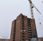 Ход строительства дома № 56 в ЖК Новая Самара -