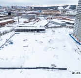 Ход строительства дома 1.2,1.3 в ЖК Азбука на Титова -