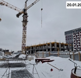 Ход строительства дома 10 в ЖК Ежевика -