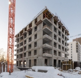 Ход строительства дома корпус 2 в ЖК Счастье в Кольцово -