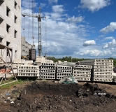 Ход строительства дома литера 1 в ЖК Атмосфера -