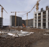 Ход строительства дома 6.4 в ЖК Солнечный -