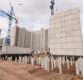 Ход строительства дома 1.3.1, секции Д,Е,Ж в ЖК Новая Дема -