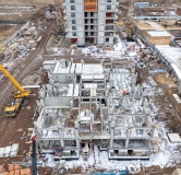 Ход строительства дома 3.2.1 в ЖК Остров на Норильской -