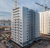 Ход строительства дома 7, строение 6 в ЖК КБС Берег -