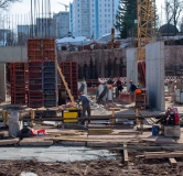 Ход строительства дома Литер 1 в ЖК Аурика -