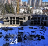 Ход строительства дома 7 в ЖК Истории -