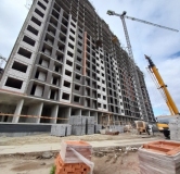 Ход строительства дома Позиция 1.1 в ЖК Октябрь парк -